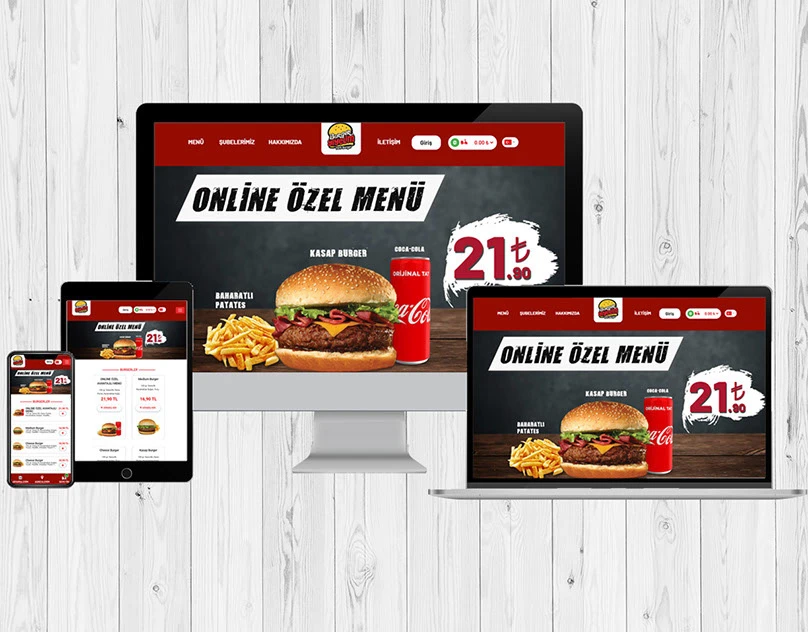 Burger Yiyelim – En İyi Burger Deneyimini Dijitale Taşıyan Web Sitesi Tasarımı