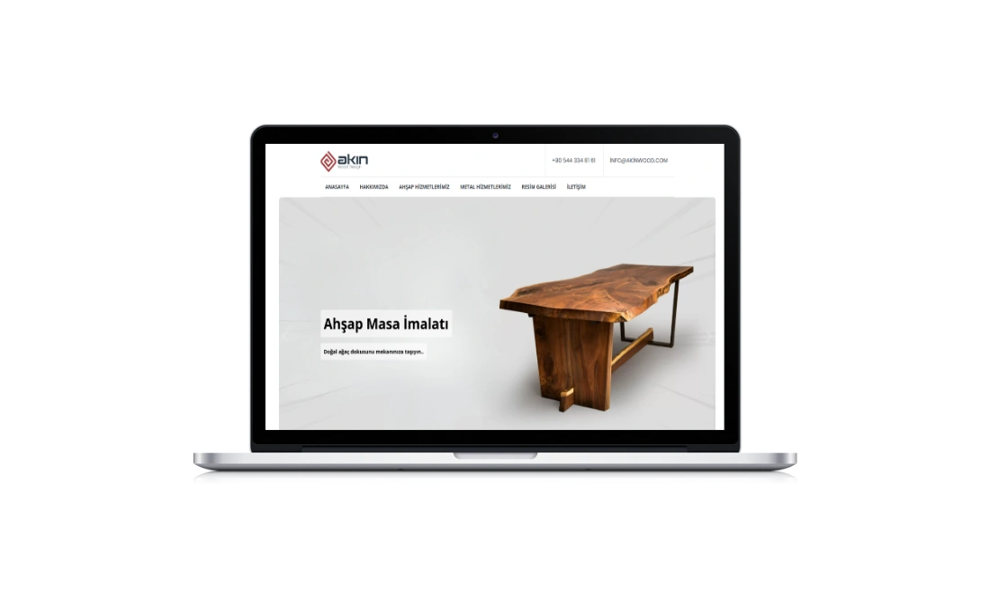 Ahşap & Mobilya Web Tasarım - Web Tasarım 