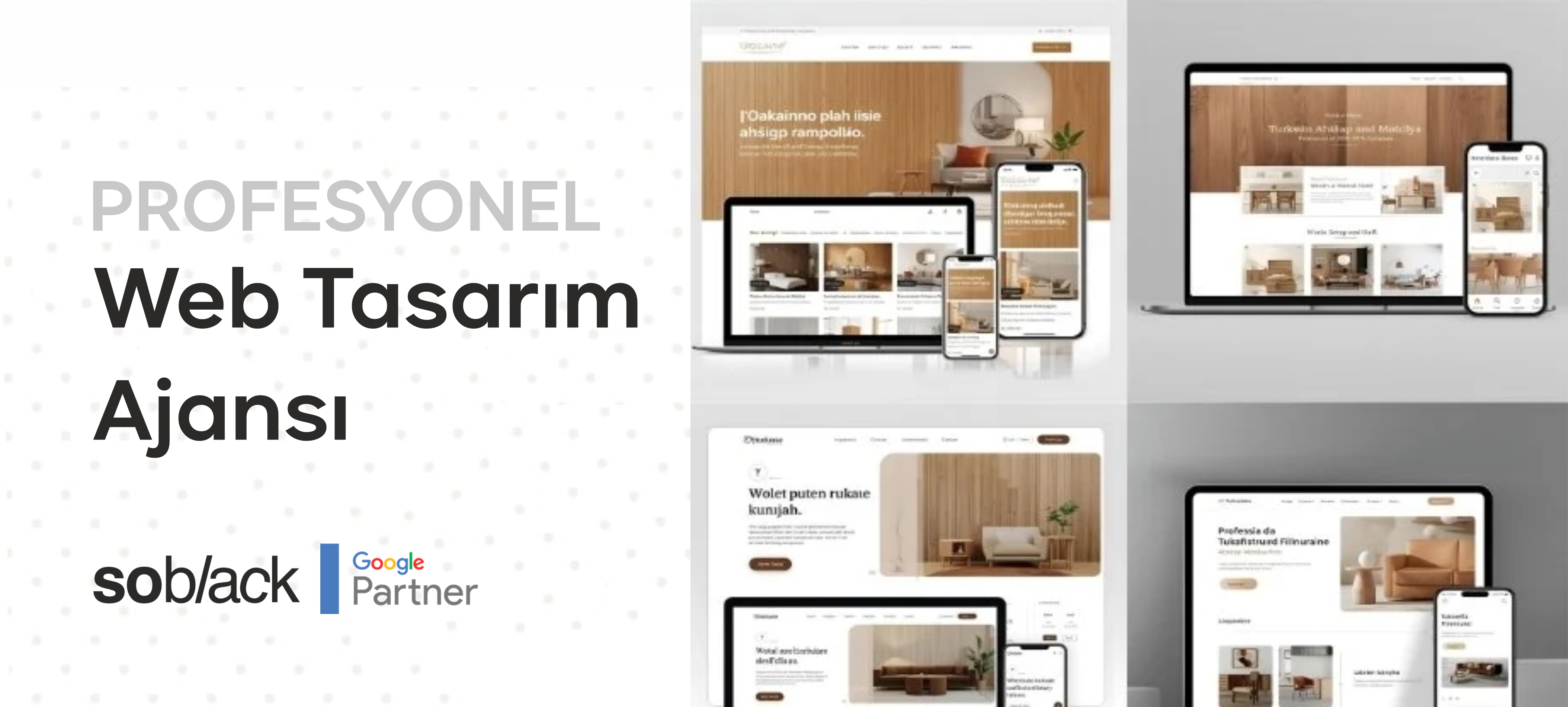 Ahşap ve Mobilya Web Tasarımı - Mobilya Üreticileri ve Marangozlar için Profesyonel Web Sitesi