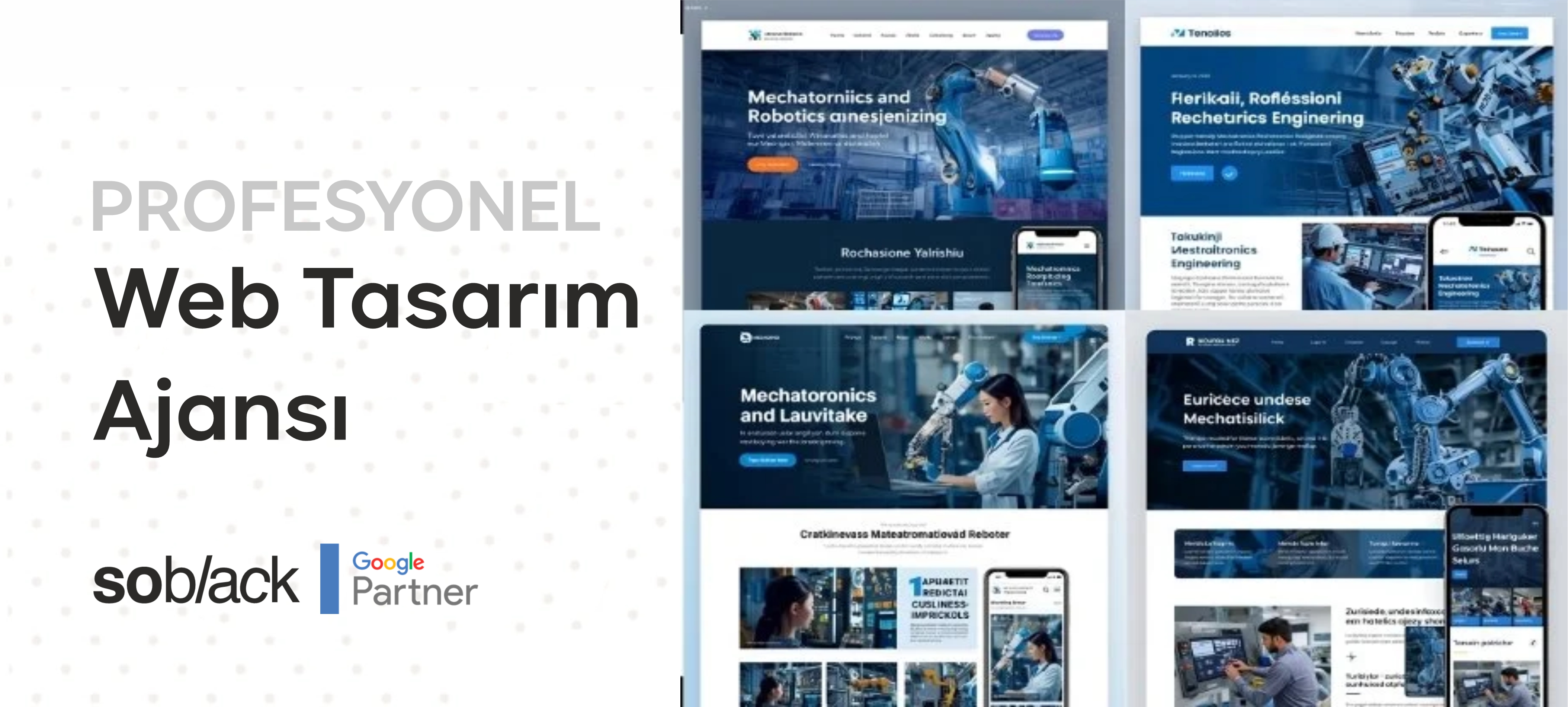 Mekatronik Firma Web Tasarımı Mekatronik Firma Web Tasarımı - Otomasyon, Robotik ve Mühendislik Şirketleri İçin